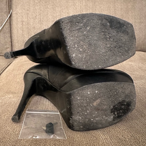 YVES SAINT LAURENT Tribute 105 Boot 36.5 Black YSL - Picture 13 of 14